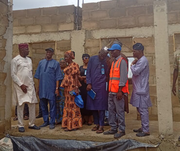 FCE, Ilawe-Ekiti Governing Council and Management Conduct Inspection of Ongoing Projects at Permanent Site