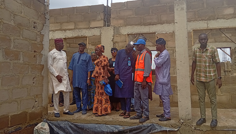 FCE, Ilawe-Ekiti Governing Council and Management Conduct Inspection of Ongoing Projects at Permanent Site