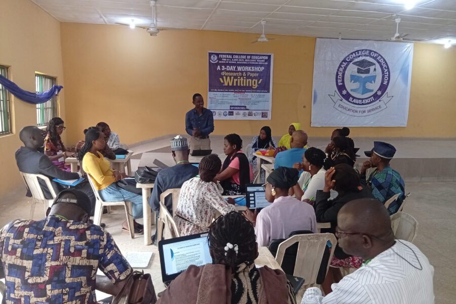 Day Two of Research Workshop Focuses on Practical Learning, AI Tools, and Advanced Academic Writing Skills at FCE, Ilawe-Ekiti