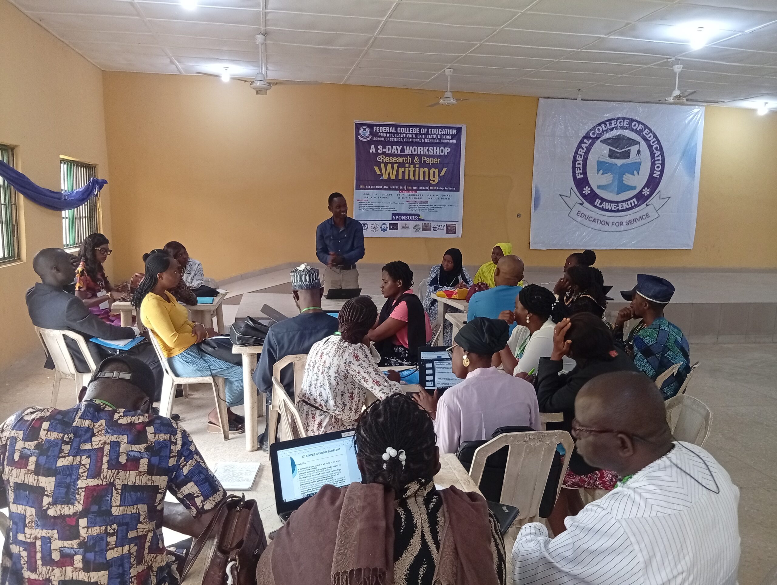 Day Two of Research Workshop Focuses on Practical Learning, AI Tools, and Advanced Academic Writing Skills at FCE, Ilawe-Ekiti