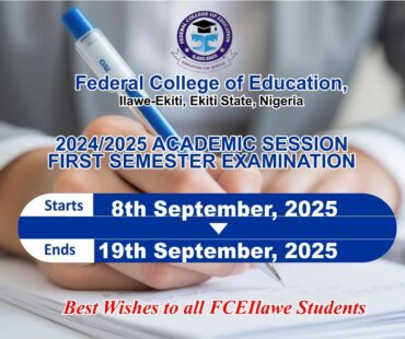 2024/2025 ACADEMIC SESSION FIRST SEMESTER EXAMININATION