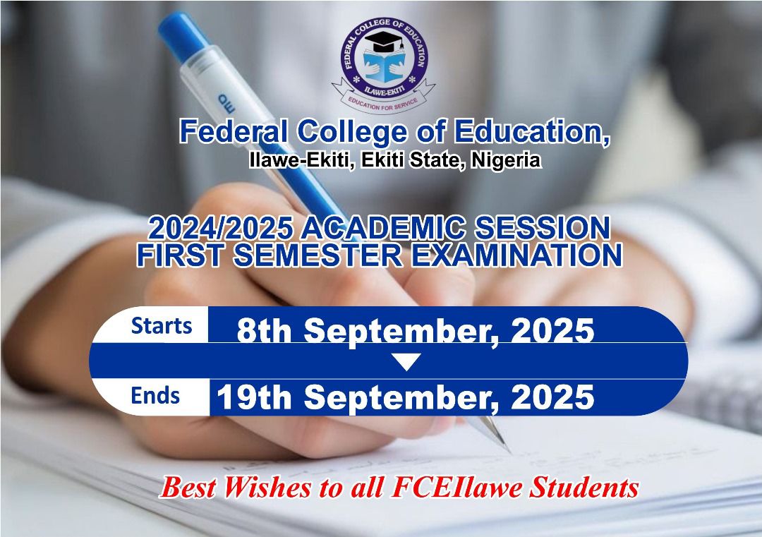 2024/2025 ACADEMIC SESSION FIRST SEMESTER EXAMININATION