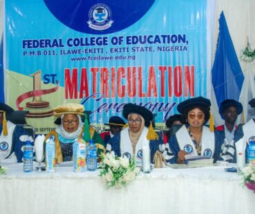Press Release – History, as FCE Ilawe-Ekiti matriculates 317 pioneer students.