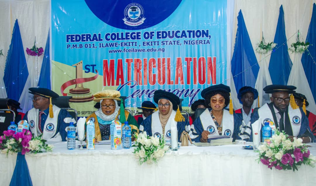 Press Release – History, as FCE Ilawe-Ekiti matriculates 317 pioneer students.