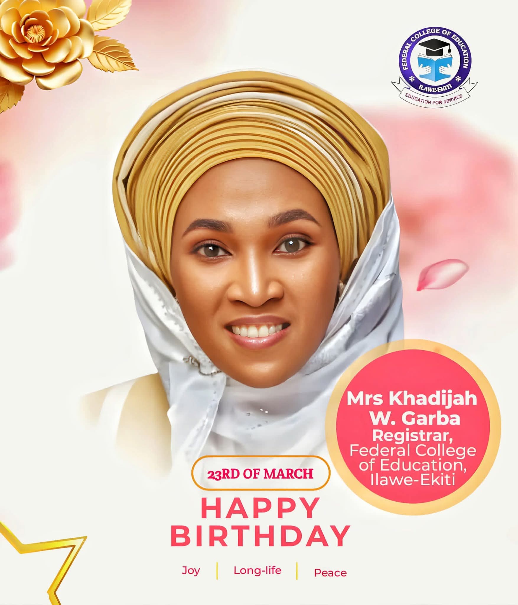 HAPPY BIRTHDAY TO OUR REGISTRAR!