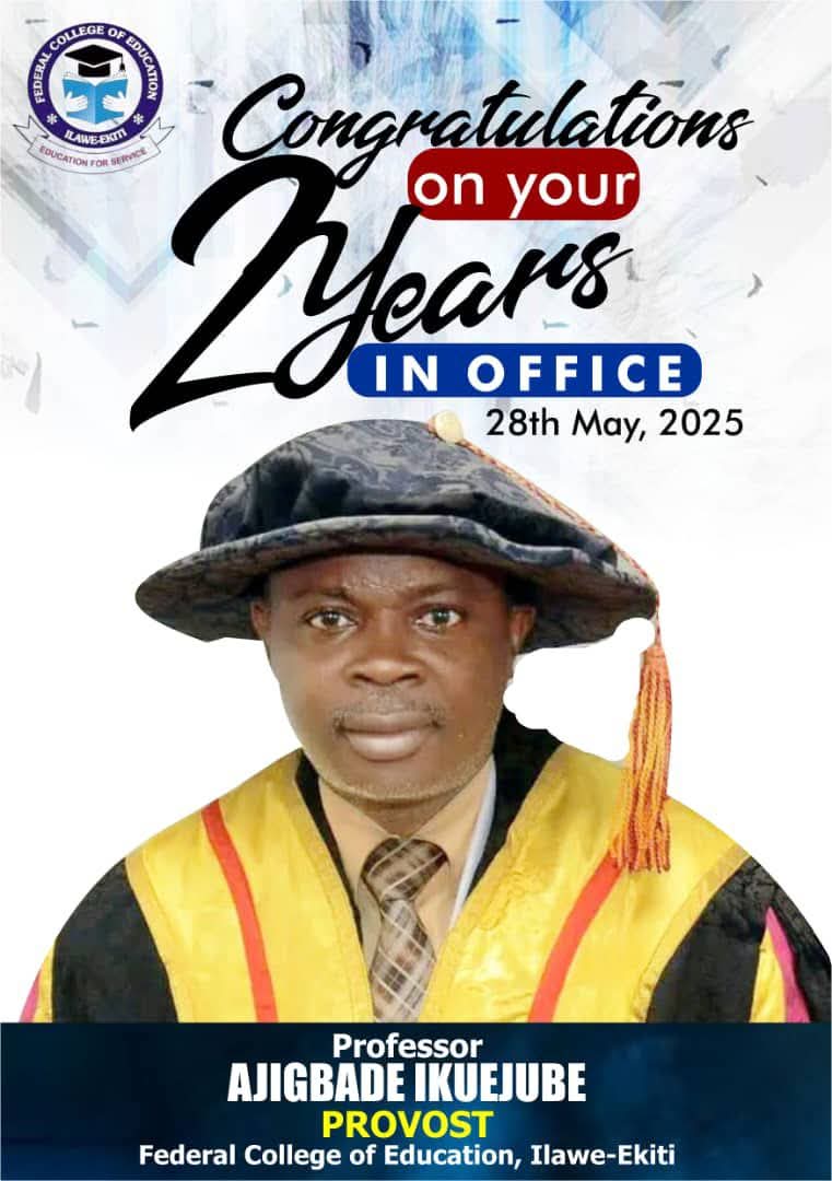 Celebrating a milestone: Professor Ajigbade Ikuejube’s Second Year in Office.
