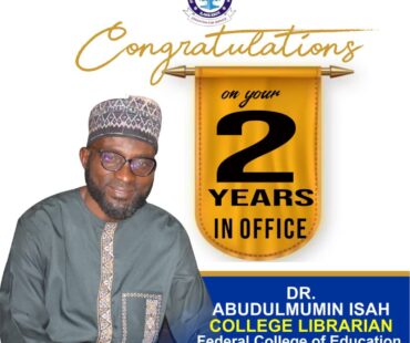 CELEBRATING A MAJOR MILESTONE IN OFFICE OF THE COLLEGE LIBRARIAN