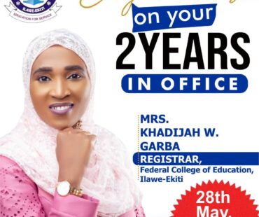 CELEBRATING REGISTRAR’S TWO YEARS IN OFFICE