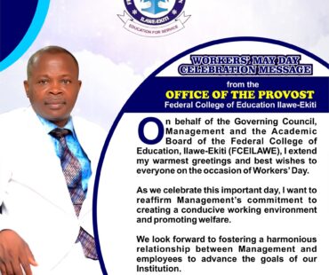 2025 WORKERS’ MAY DAY CELEBRATION MESSAGE