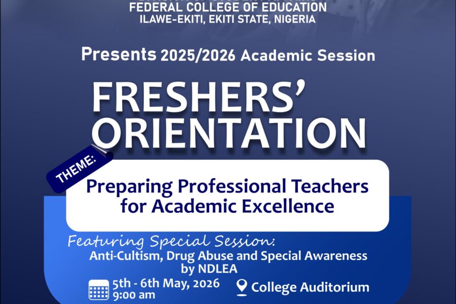 2026 Freshers’ Orientation: Preparing Professional Teachers for Academic Excellence