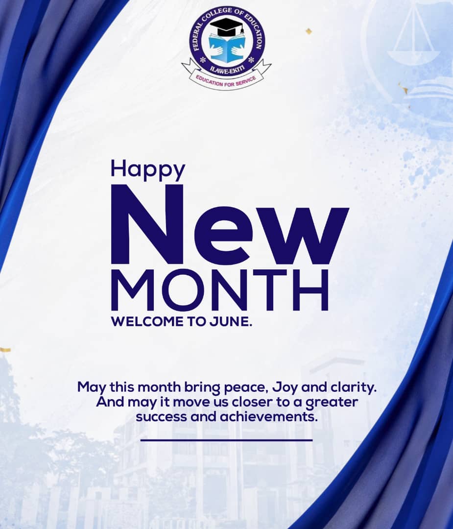 Welcome to the month of June!