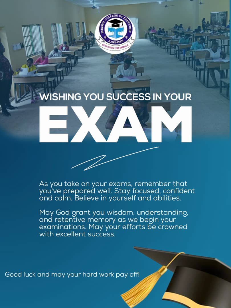 A Defining Moment as FCE, Ilawe-Ekiti Kicks Off 2025/2026 Academic Session First Semester Exams