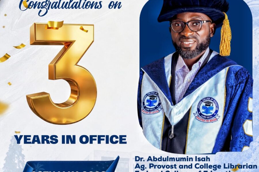 Honouring Three Years of Exceptional Leadership and Commitment