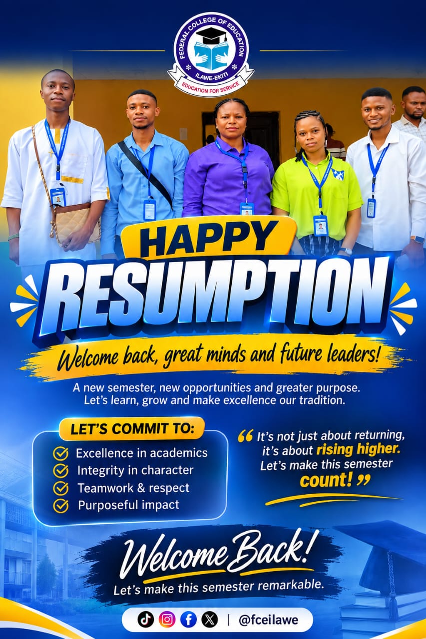 HAPPY RESUMPTION !