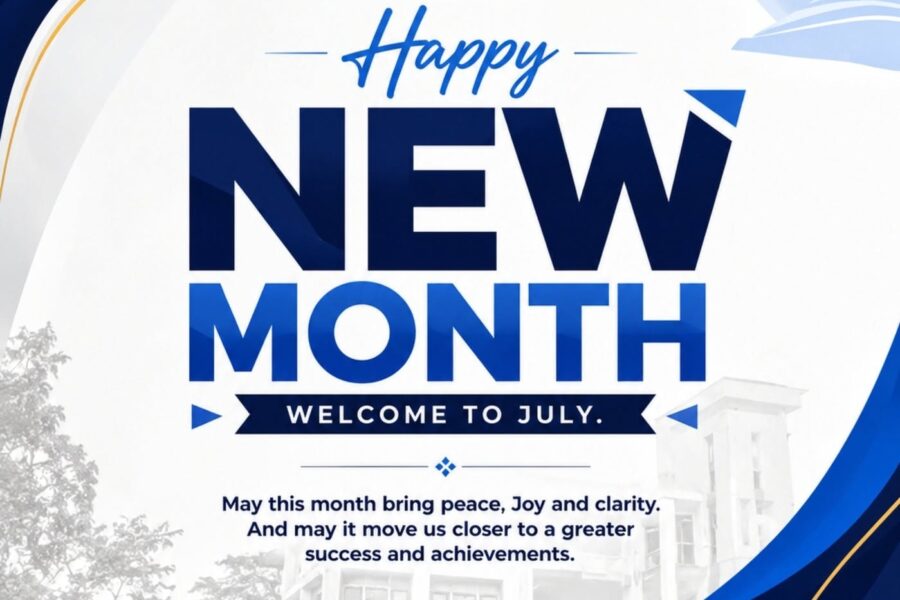 Happy New Month! Welcome to July